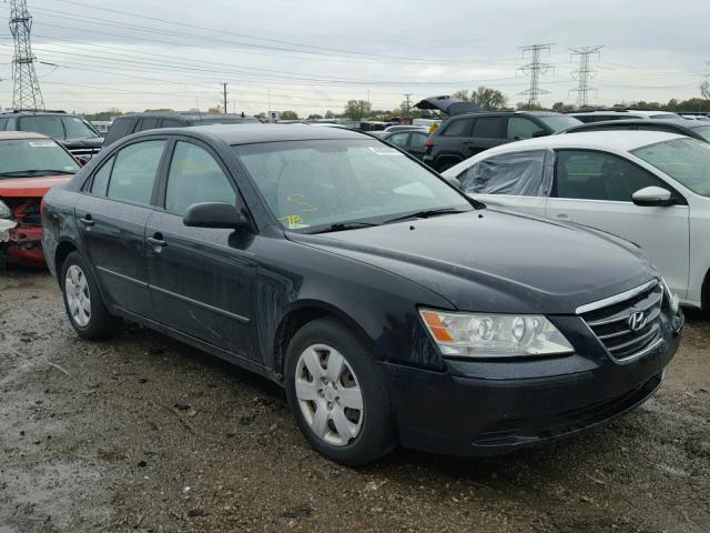 5NPET46C09H404826 - 2009 HYUNDAI SONATA BLACK photo 1