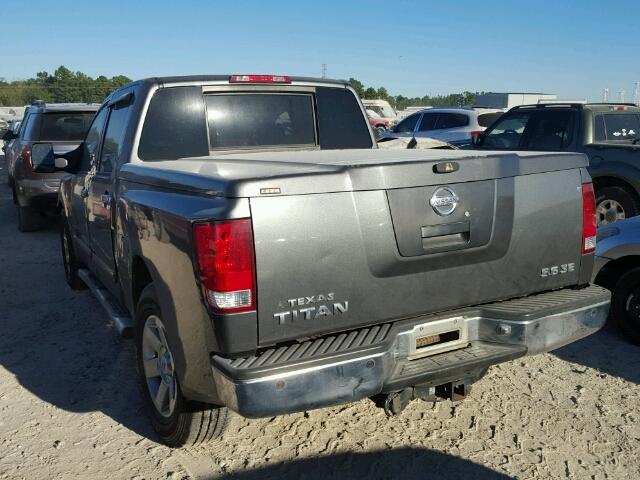 1N6BA07A95N578500 - 2005 NISSAN TITAN XE GRAY photo 3