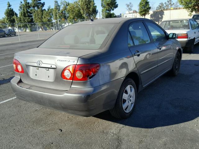 2T1BR32EX5C430656 - 2005 TOYOTA COROLLA CE GRAY photo 4