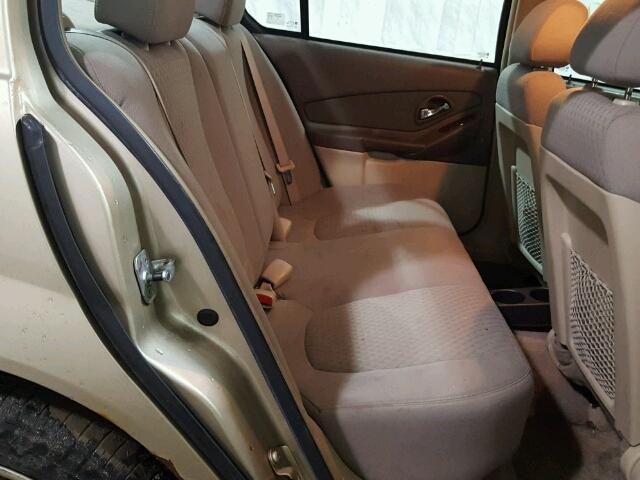 1G1ZT58N08F133323 - 2008 CHEVROLET MALIBU LT Qızıl foto 6