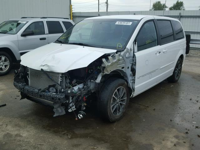 2C4RDGEG3GR277994 - 2016 DODGE GRAND CARA WHITE photo 2