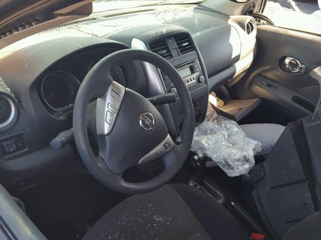 3N1CN7AP0FL800251 - 2015 NISSAN VERSA S SILVER photo 9