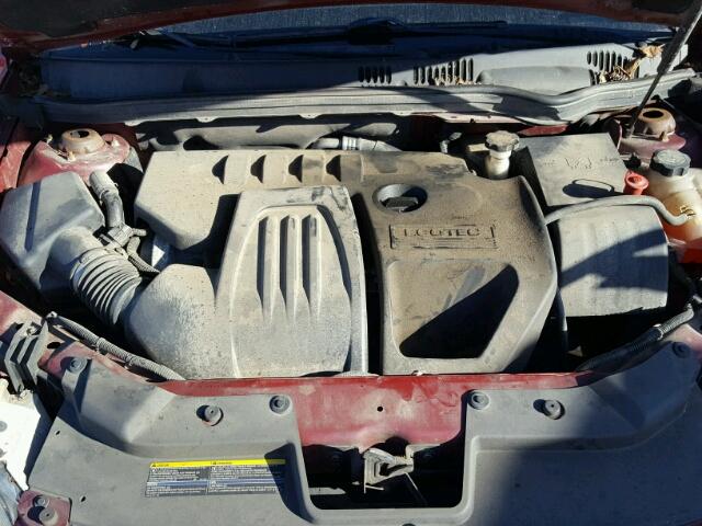 1G2AS18H797215138 - 2009 PONTIAC G5 BURGUNDY photo 7