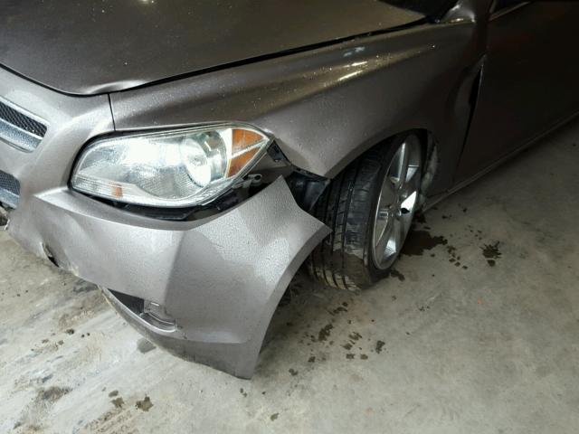 1G1ZC5E10BF221135 - 2011 CHEVROLET MALIBU 1LT TAN photo 9