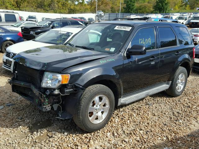 1FMCU0EG7BKB24437 - 2011 FORD ESCAPE LIM BLACK photo 2