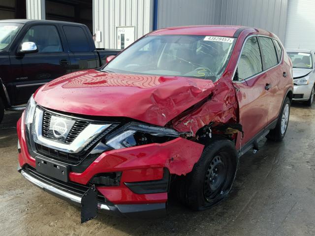 5N1AT2MV6HC843865 - 2017 NISSAN ROGUE SV MAROON photo 2