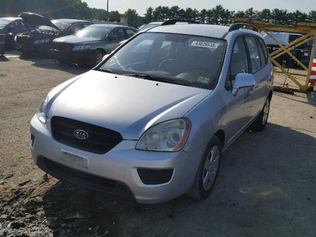 KNAFG528597224081 - 2009 KIA RONDO BASE SILVER photo 2