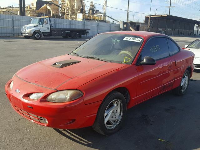 3FAFP1136WR167384 - 1998 FORD ESCORT ZX2 RED photo 2