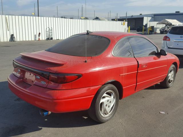 3FAFP1136WR167384 - 1998 FORD ESCORT ZX2 RED photo 4