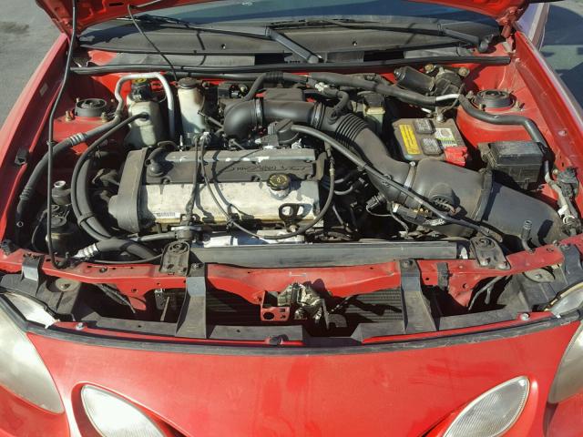 3FAFP1136WR167384 - 1998 FORD ESCORT ZX2 RED photo 7