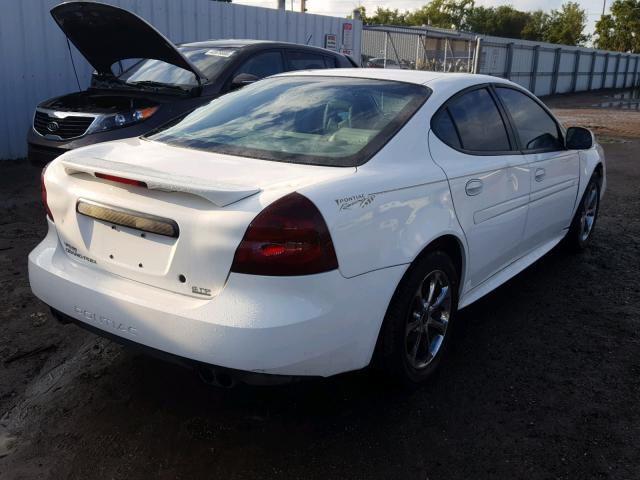2G2WR524541123014 - 2004 PONTIAC GRAND PRIX WHITE photo 4