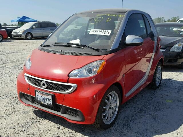 WMEEJ9AA6DK722289 - 2013 SMART FORTWO ELE 红色 照片 2