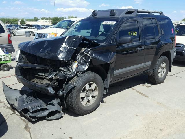 5N1AN0NW8DN817000 - 2013 NISSAN XTERRA X BLACK photo 2