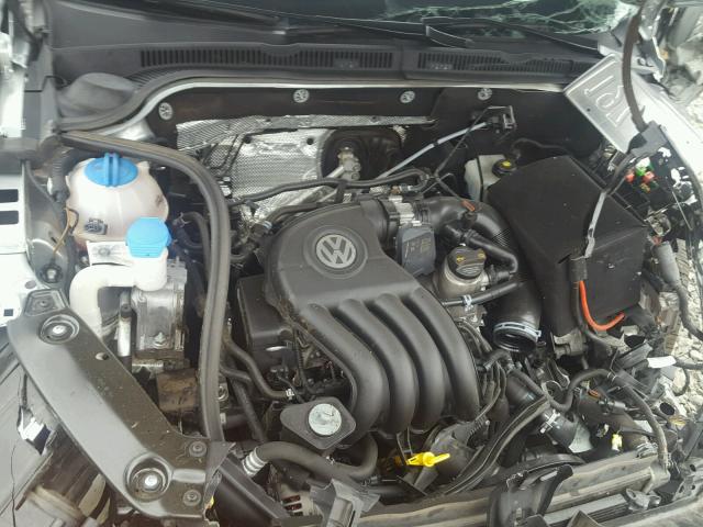 3VW1K7AJ4DM307430 - 2013 VOLKSWAGEN JETTA BASE 银色 照片 7