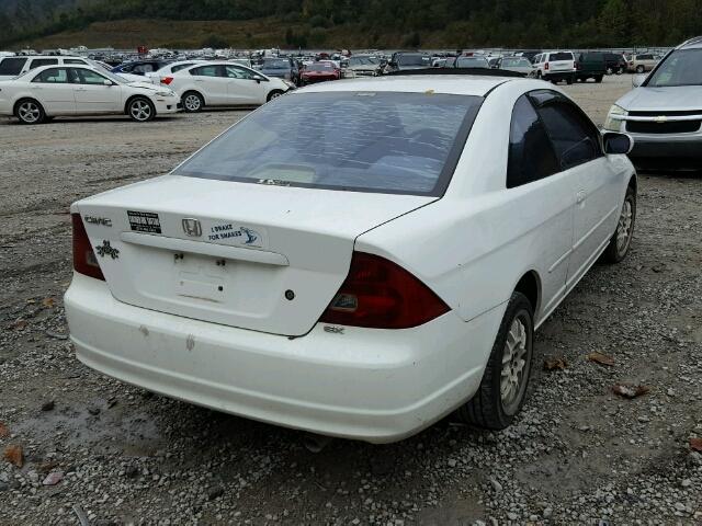 1HGEM22902L036176 - 2002 HONDA CIVIC WHITE photo 4