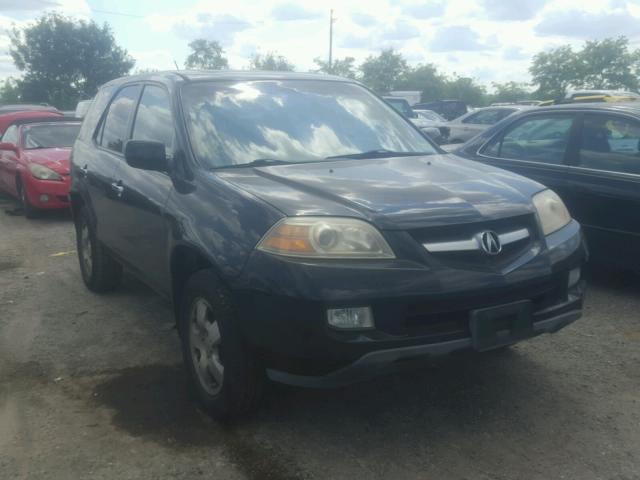 2HNYD18204H551155 - 2004 ACURA MDX BLACK photo 1