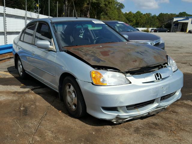 JHMES96693S000554 - 2003 HONDA CIVIC BLUE photo 1