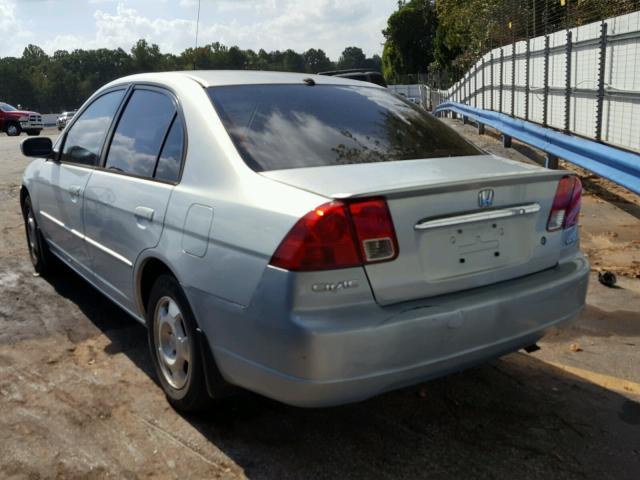 JHMES96693S000554 - 2003 HONDA CIVIC BLUE photo 3