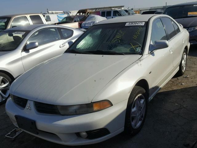 4A3AA46H43E124122 - 2003 MITSUBISHI GALANT ES WHITE photo 2