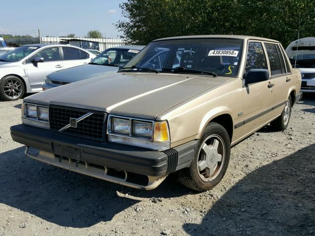 YV1FA8744K1305846 - 1989 VOLVO 740 GOLD photo 2