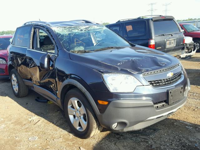 3GNAL2EK9ES615803 - 2014 CHEVROLET CAPTIVA LS BLUE photo 1