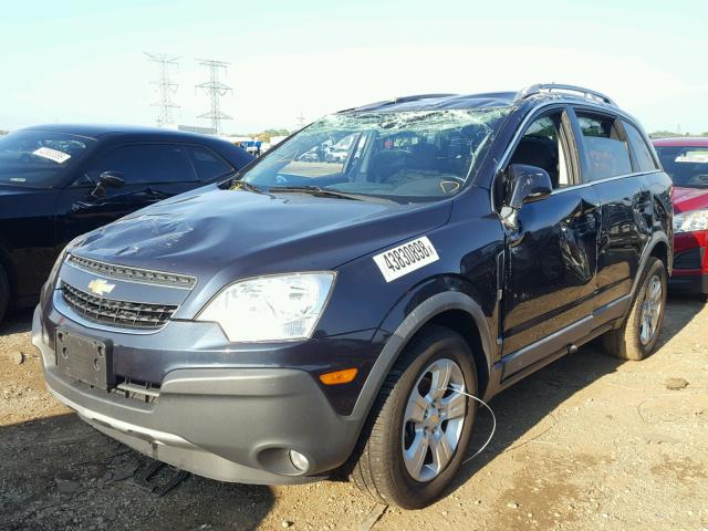 3GNAL2EK9ES615803 - 2014 CHEVROLET CAPTIVA LS 蓝色 照片 2