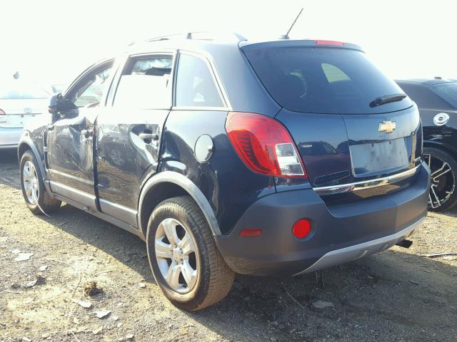 3GNAL2EK9ES615803 - 2014 CHEVROLET CAPTIVA LS 蓝色 照片 3