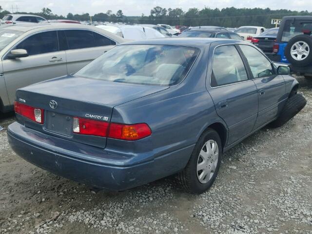 4T1BG22K71U779272 - 2001 TOYOTA CAMRY CE TEAL photo 4