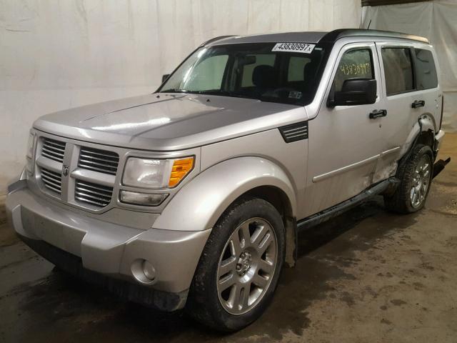 1D4PU4GK7BW597832 - 2011 DODGE NITRO HEAT SILVER photo 2