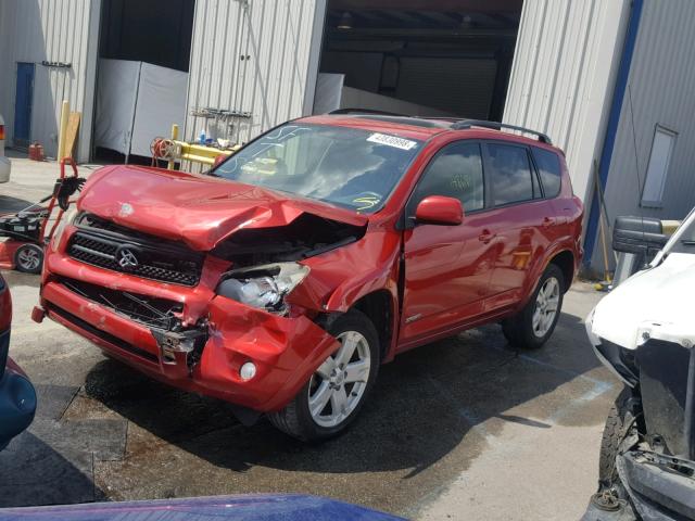 JTMZK32V976008150 - 2007 TOYOTA RAV4 SPORT RED photo 2