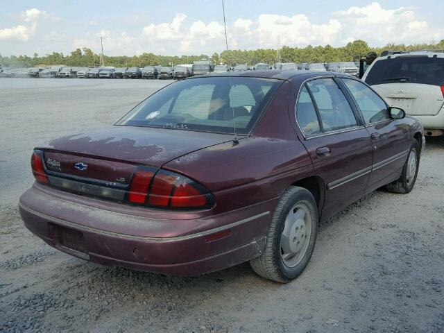 2G1WL52M9W9108302 - 1998 CHEVROLET LUMINA BAS 勃艮第红 照片 4