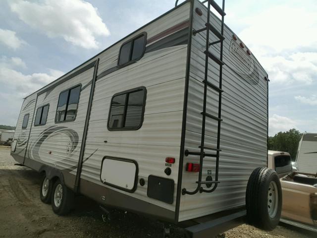 4YDT26226EH930127 - 2014 COLE CAMPER WHITE photo 3