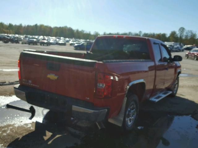 1GCRCREA6BZ202358 - 2011 CHEVROLET SILVERADO RED photo 4