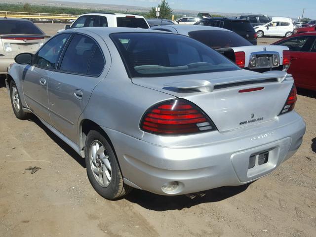 1G2NF52E34C236001 - 2004 PONTIAC GRAND AM S SILVER photo 3