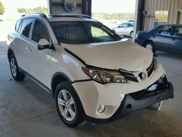 2T3WFREV1DW013505 - 2013 TOYOTA RAV4 XLE WHITE photo 1