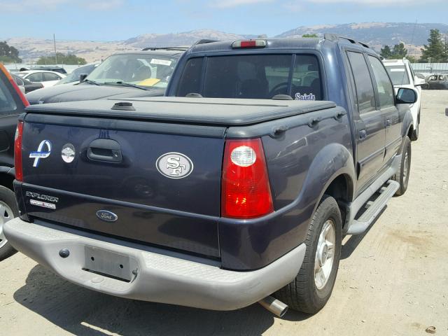 1FMZU77E21UC14368 - 2001 FORD EXPLORER S BLUE photo 4