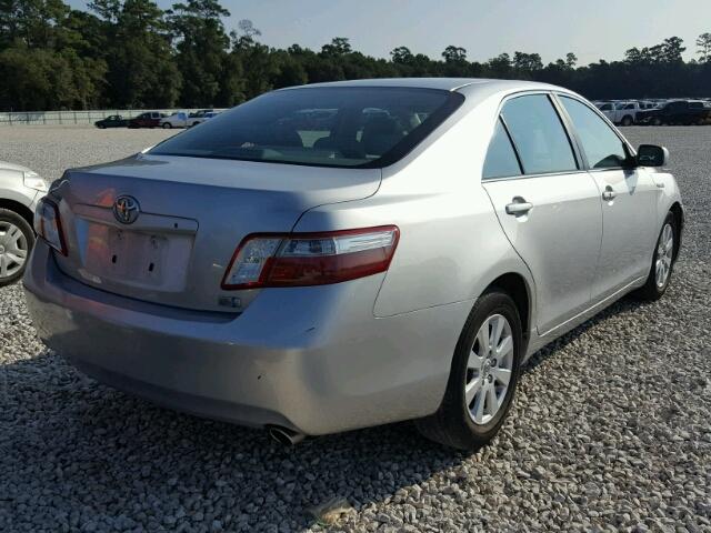 4T1BB46K09U088715 - 2009 TOYOTA CAMRY HYBR SILVER photo 4