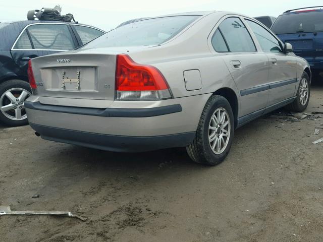 YV1RS64A542389309 - 2004 VOLVO S60 GOLD photo 4