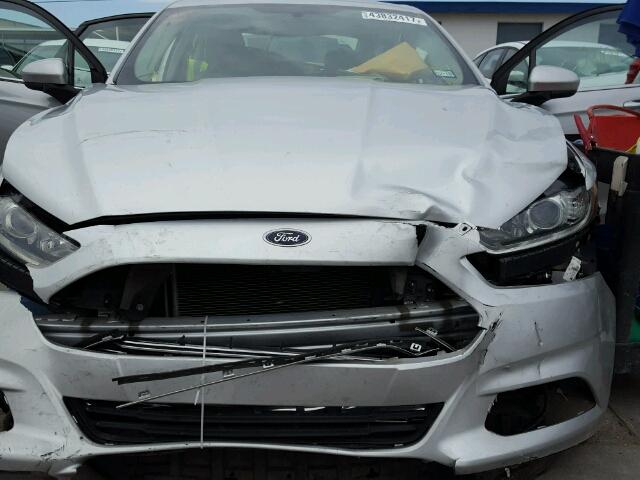 1FA6P0G70E5380854 - 2014 FORD FUSION S SILVER photo 7