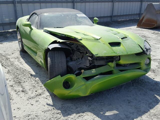 1B3JZ65Z59V500693 - 2009 DODGE VIPER GREEN photo 1