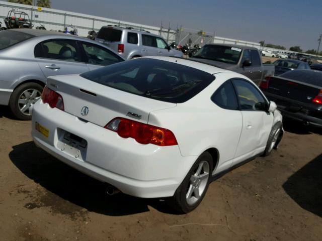 JH4DC54844S011226 - 2004 ACURA RSX WHITE photo 4