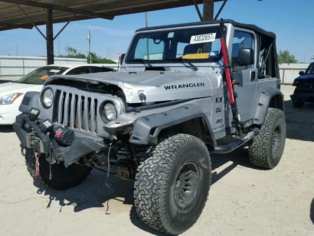 1J4FA39S53P372422 - 2003 JEEP WRANGLER C SILVER photo 2