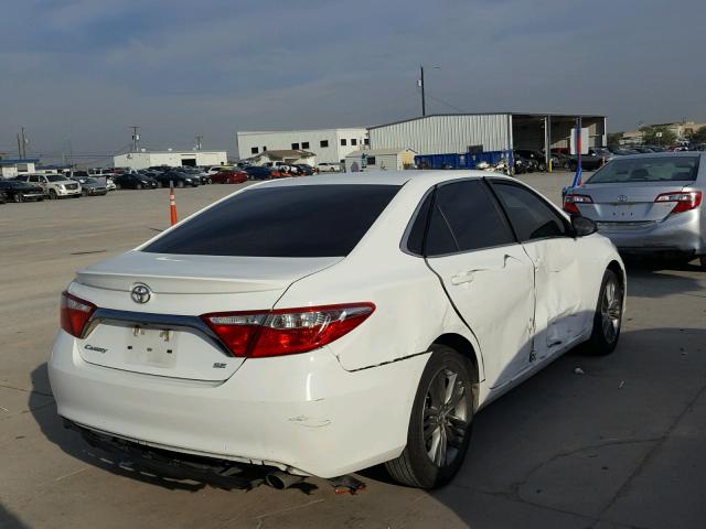 4T1BF1FK6FU881189 - 2015 TOYOTA CAMRY WHITE photo 4