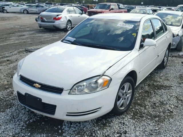 2G1WB58K189273322 - 2008 CHEVROLET IMPALA LS WHITE photo 2