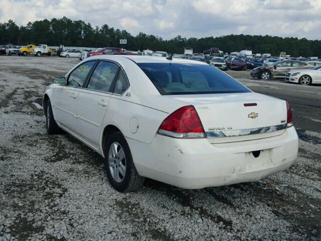 2G1WB58K189273322 - 2008 CHEVROLET IMPALA LS WHITE photo 3