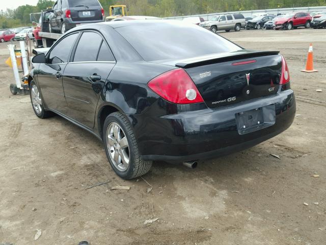 1G2ZH58N174230585 - 2007 PONTIAC G6 GT BLACK photo 3