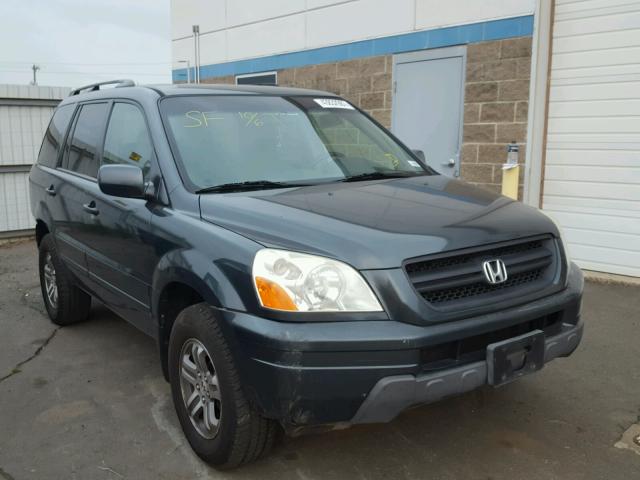 2HKYF18754H612583 - 2004 HONDA PILOT EXL CHARCOAL photo 1