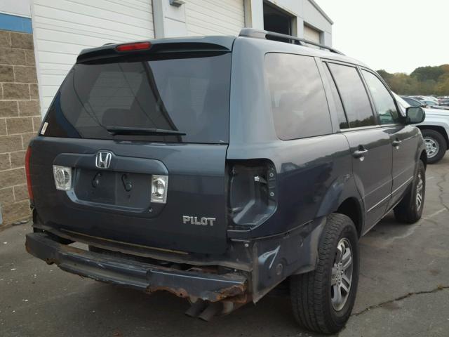 2HKYF18754H612583 - 2004 HONDA PILOT EXL CHARCOAL photo 4