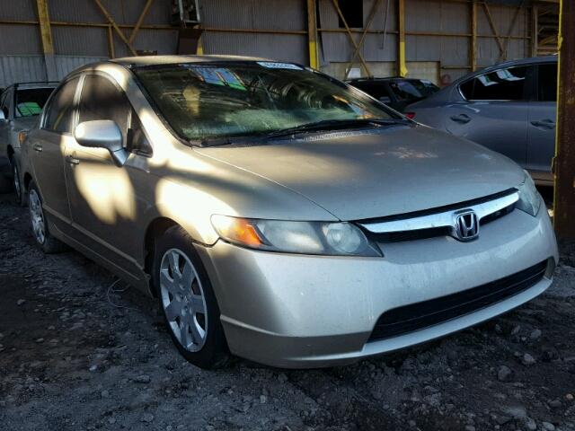 1HGFA16548L063128 - 2008 HONDA CIVIC LX GOLD photo 1