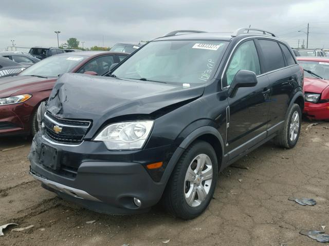 3GNAL2EK9DS637329 - 2013 CHEVROLET CAPTIVA LS BLACK photo 2